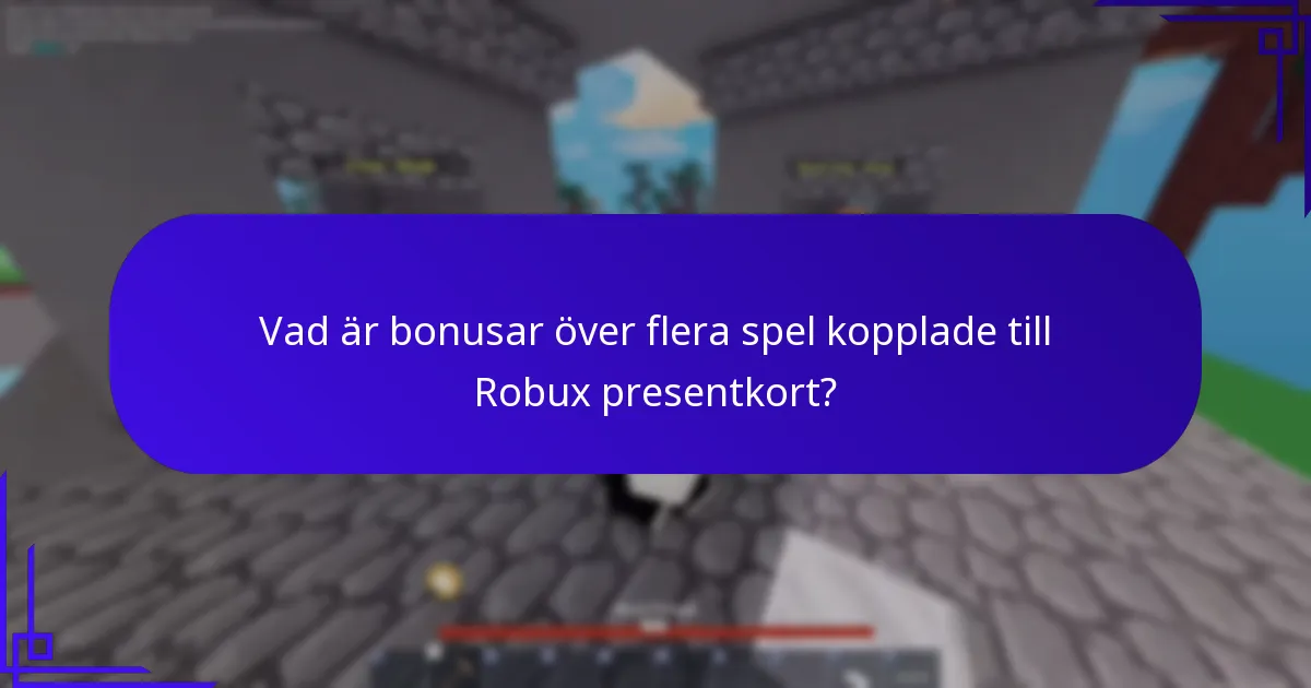 Hur fungerar belöningar över flera plattformar med Robux presentkort?